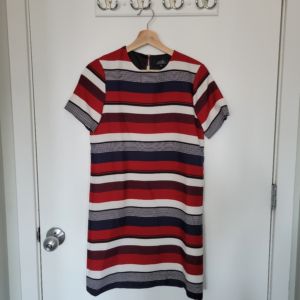 Voir Women's Striped Shift Dress Size Small